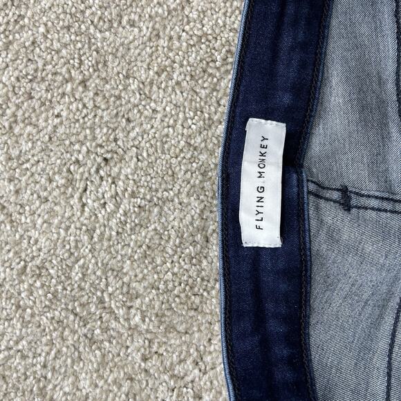 Flying Monkey Women Jeans Size 27 Blue Skinny Stretch Denim 28" Inseam 53-14 - Picture 4 of 9